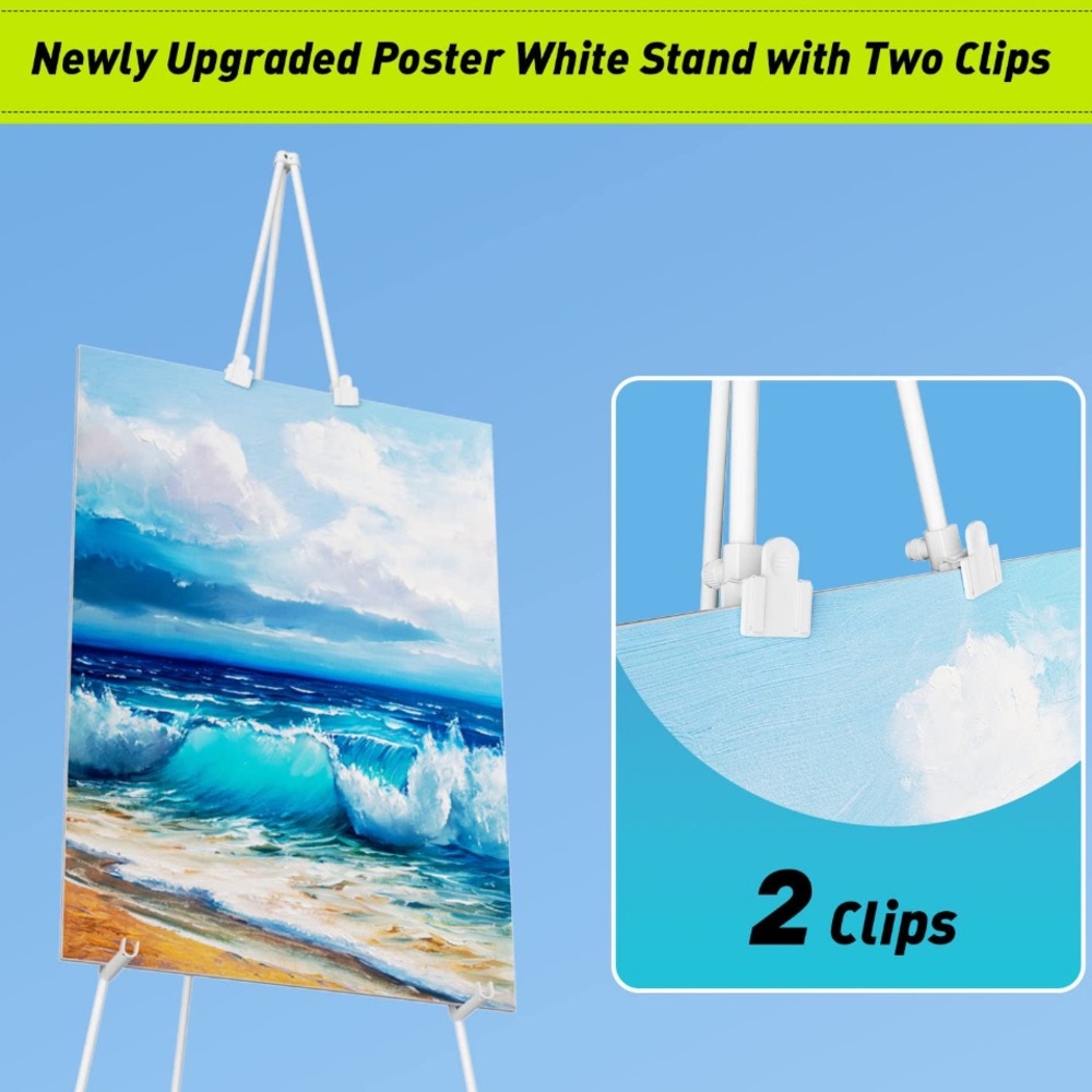 White Easel for Weddings and Parties